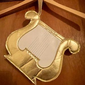 BUNDLE ITEM ONLY Golden Lyre Clutch